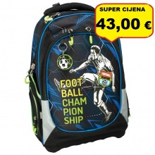 Ruksak školski anatomski lagan Football Champion Connect